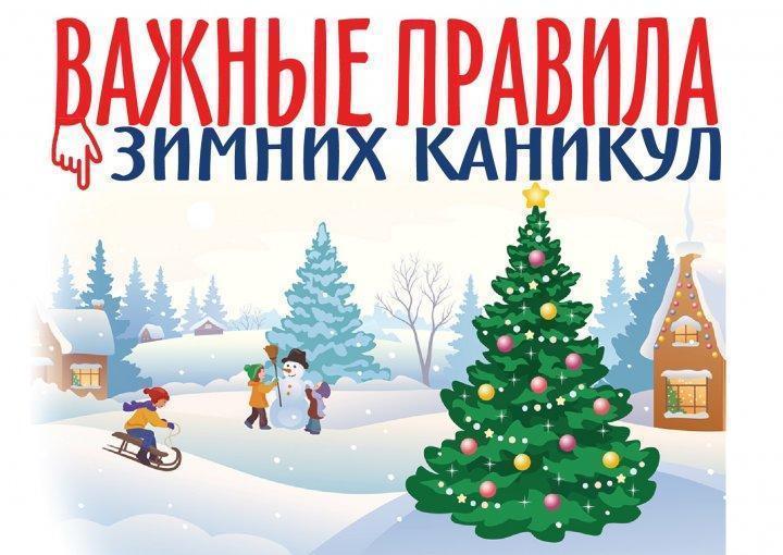 Техника безопасности в период зимних каникул!