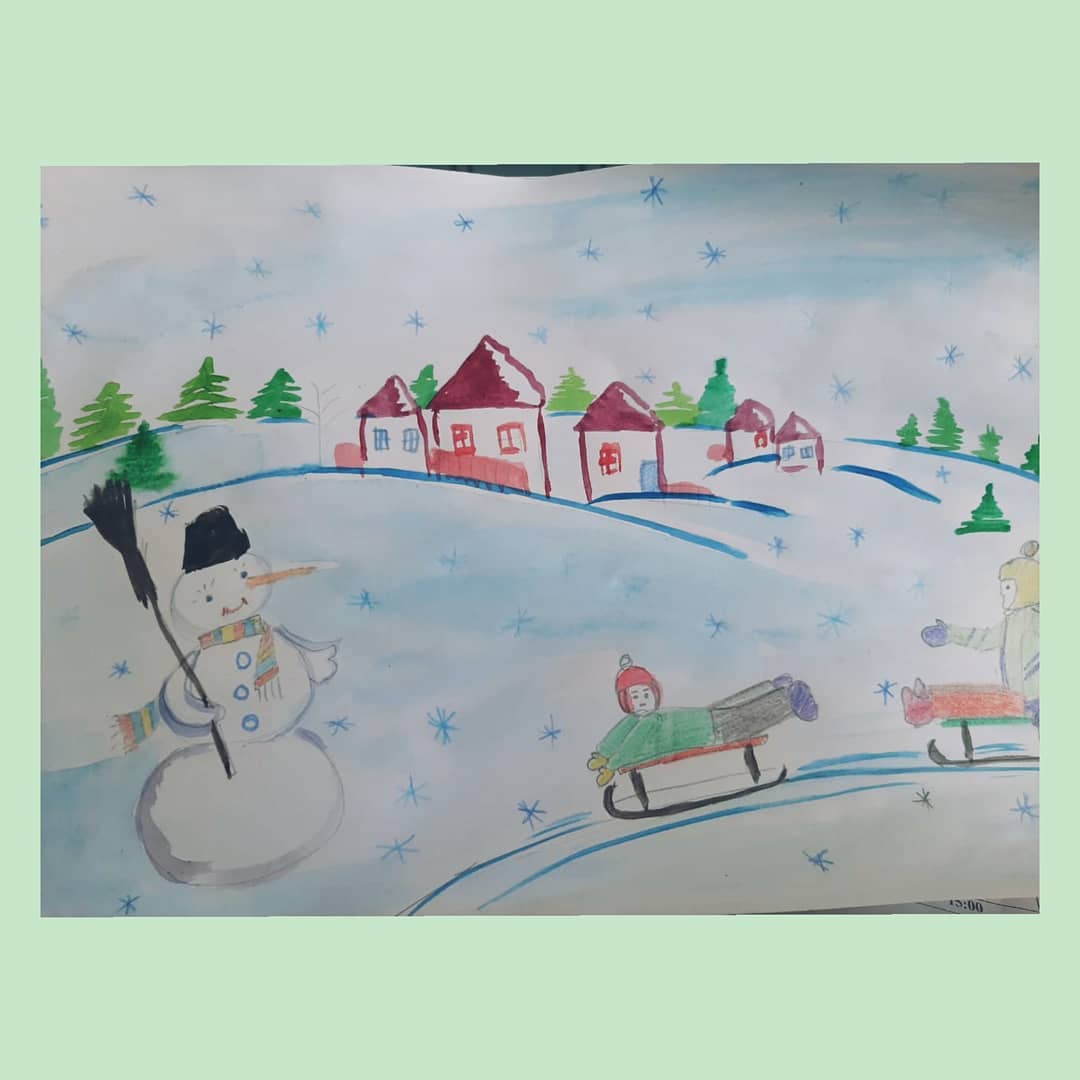 "МЕНІҢ АУЫЛЫМНЫҢ ҚЫСҚЫ КӨРІНІСІ"